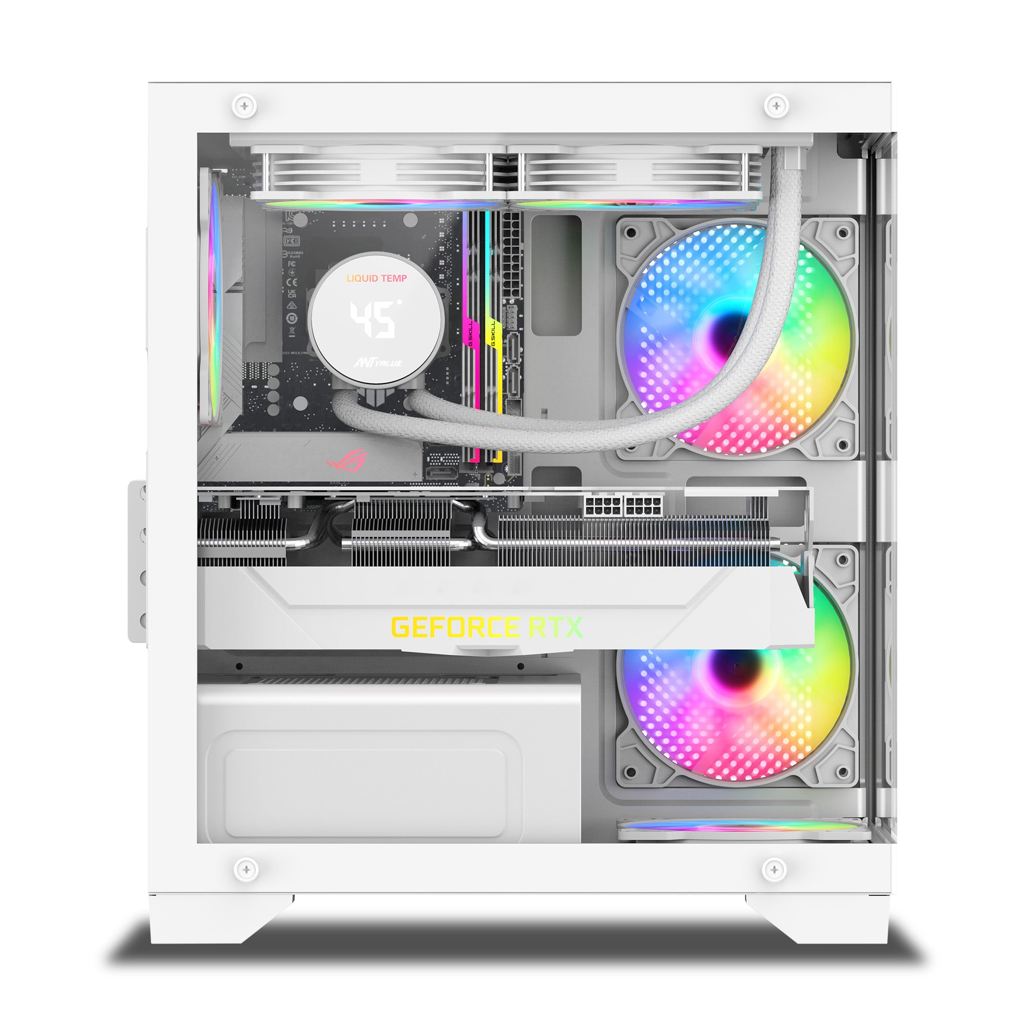 Ant Value Chassis CV200 White ( Chassis Without Power Supply )