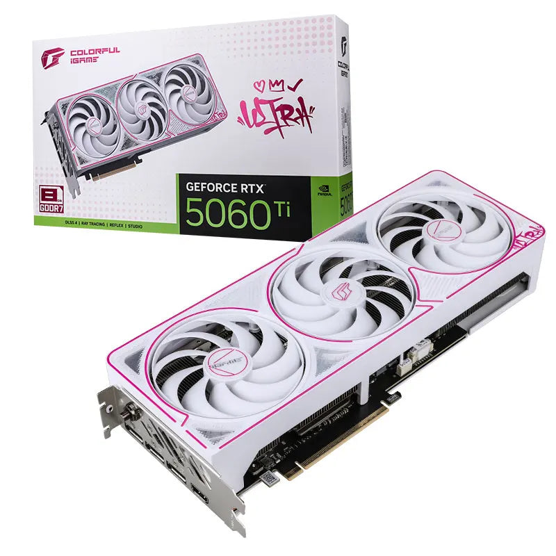 Colorful RTX 5060 TI 8 GB ULTRA WHITE OC IGAME TRIPLE FAN
