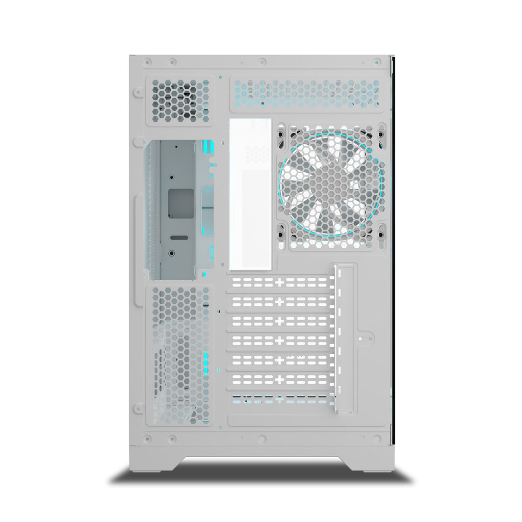 Ant Esports Chassis Crystal ARC - White ( Chassis Without Power Supply )