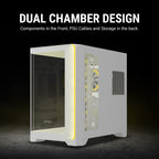 Ant Esports Chassis Crystal ARC - White ( Chassis Without Power Supply )