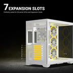 Ant Esports Chassis Crystal ARC - White ( Chassis Without Power Supply )