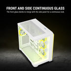 Ant Esports Chassis Crystal ARC - White ( Chassis Without Power Supply )