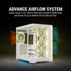 Ant Esports Chassis Crystal ARC - White ( Chassis Without Power Supply )