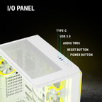 Ant Esports Chassis Crystal ARC - White ( Chassis Without Power Supply )