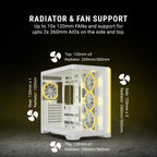 Ant Esports Chassis Crystal ARC - White ( Chassis Without Power Supply )