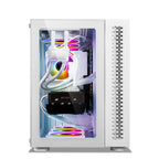 Ant Esports Chassis Crystal  -White ( Chassis Without PSU )