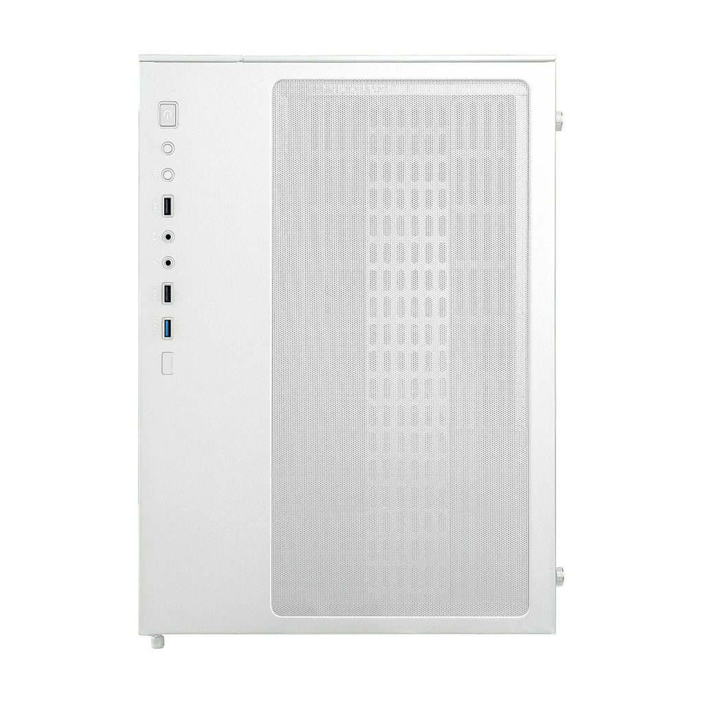 Ant Esports Chassis Crystal  -White ( Chassis Without PSU )