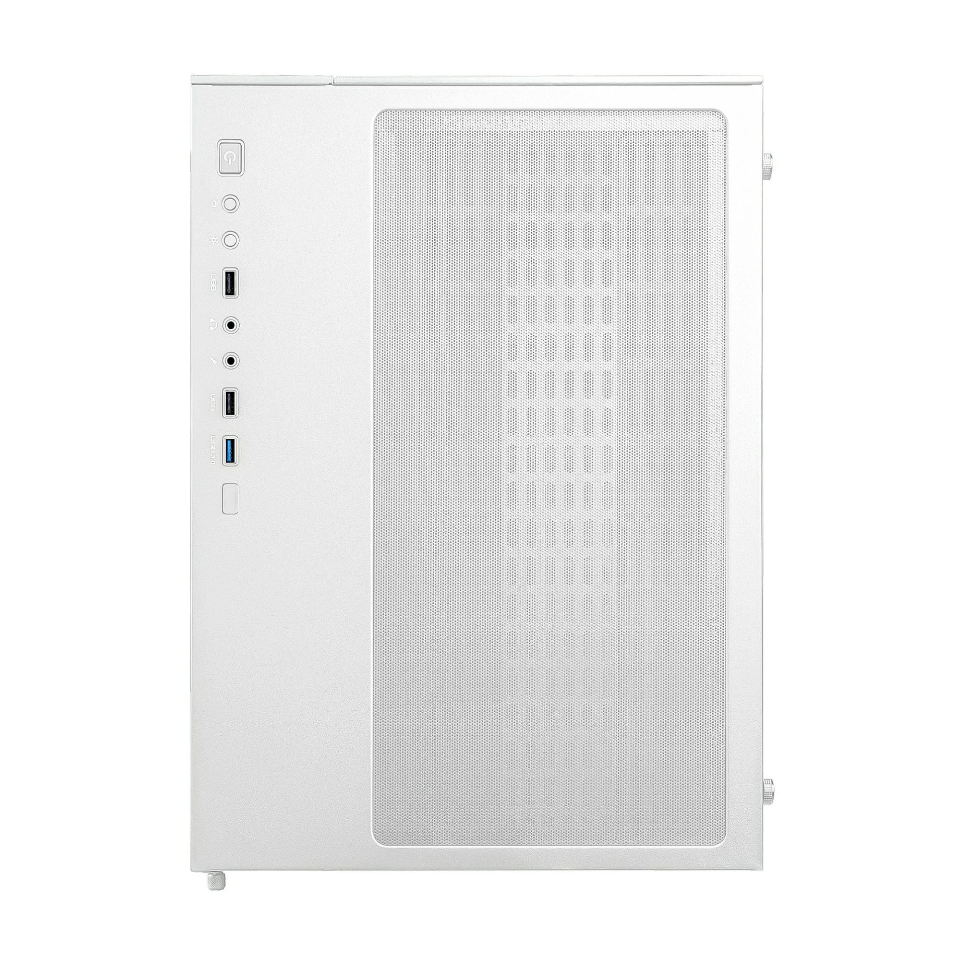 Ant Esports Chassis Crystal  -White ( Chassis Without PSU )