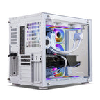 Ant Esports Chassis Crystal  -White ( Chassis Without PSU )