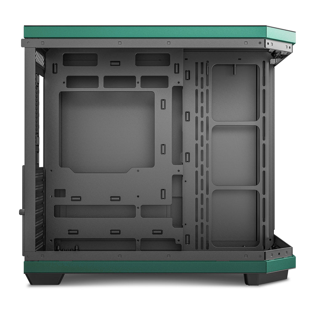 Ant Esports Chassis CRYSTAL X11 Green ( Chassis Without Power Supply )