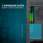 Ant Esports Chassis Crystal X3 LCD - Black ( Chassis Without Power Supply )