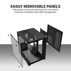 Ant Esports Chassis CRYSTAL Z2 Black ( Chassis Without Power Supply )
