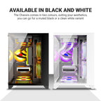 Ant Esports Chassis CRYSTAL Z2 Black ( Chassis Without Power Supply )