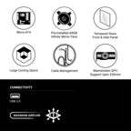 Ant Esports Chassis CRYSTAL Z2 White ( Chassis Without Power Supply )