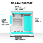 Ant Esports Chassis CRYSTAL Z2 White ( Chassis Without Power Supply )