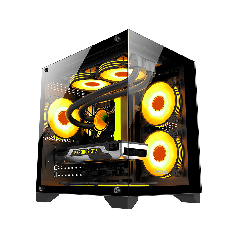 Ant Esports Chassis CRYSTAL Z2 Black ( Chassis Without Power Supply )