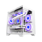 Ant Esports Chassis CRYSTAL Z2 White ( Chassis Without Power Supply )