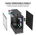 Ant Esports Chassis CRYSTAL Z3 Black ( Chassis Witout Power Supply )