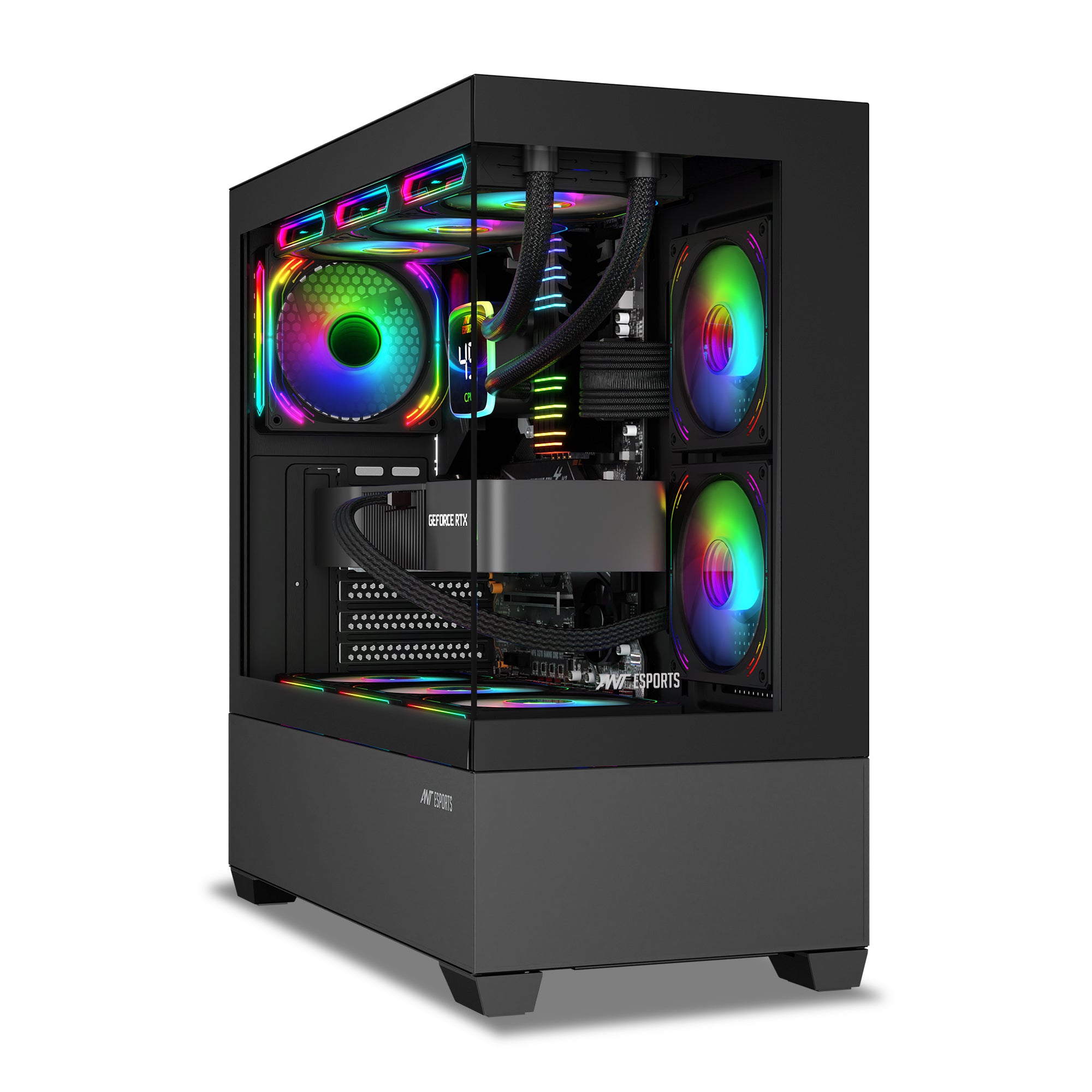 Ant Esports Chassis CRYSTAL Z3 Black ( Chassis Witout Power Supply )