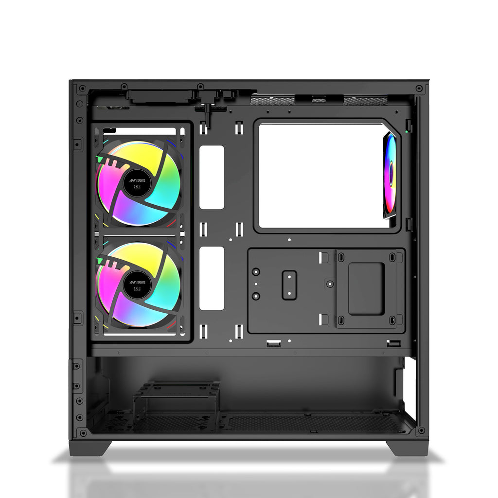 Ant Esports Chassis CRYSTAL Z3 Black ( Chassis Witout Power Supply )