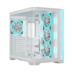 Ant Esports Chassis Crystal ARC - White ( Chassis Without Power Supply )