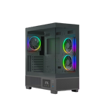 Ant Esports Chassis Crystal X3 LCD - Black ( Chassis Without Power Supply )