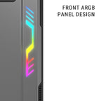 Ant Esports Chassis Eclipse - Grey Black ( Chassis Without Power Supply )