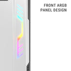 Ant Esports Chassis Eclipse - White Black ( Chassis Without Power Supply )