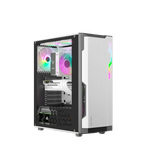 Ant Esports Chassis Eclipse - White Black ( Chassis Without Power Supply )