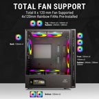 Ant Esports Chassis Elite 1200 Black ( Chassis Without PSU )