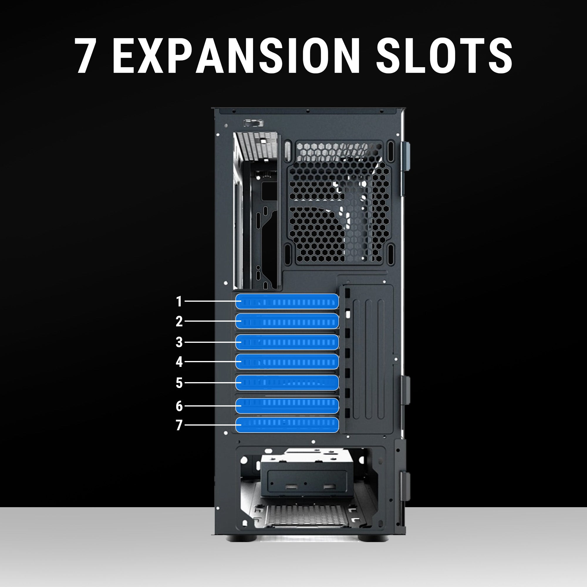 Ant Esports Chassis Elite 1200 Black ( Chassis Without PSU )