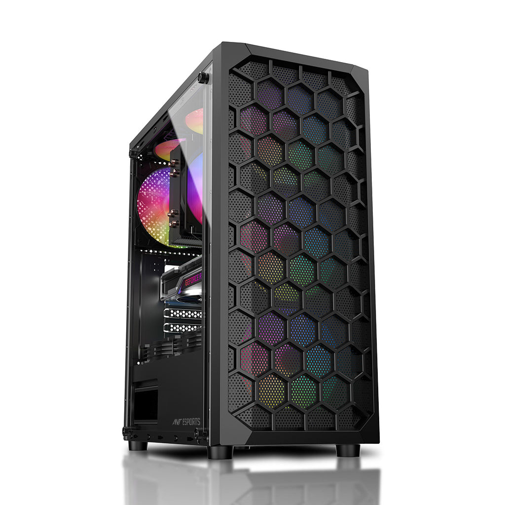 Ant Esports Chassis Elite 1120 Black ( Chassis Without Power Supply )