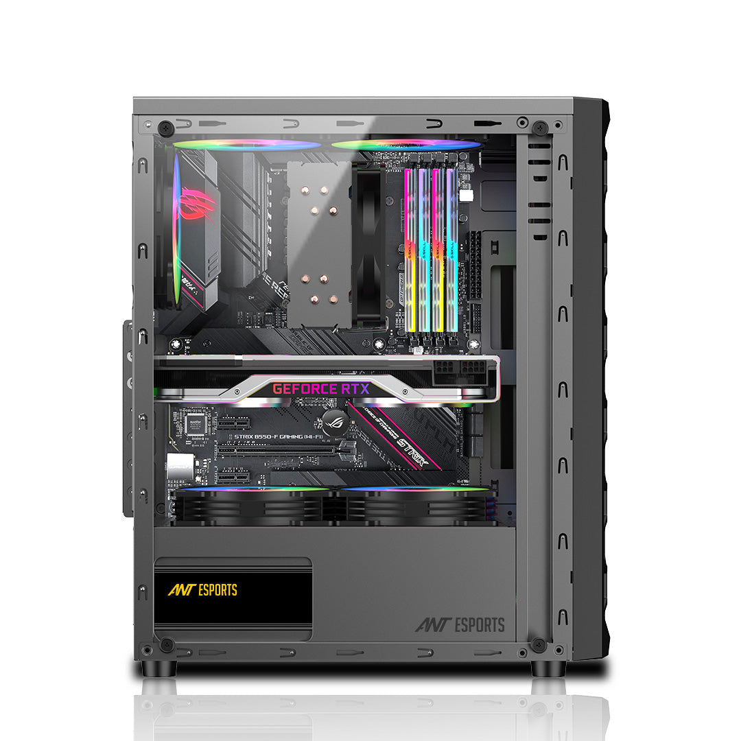 Ant Esports Chassis Elite 1120 Black ( Chassis Without Power Supply )