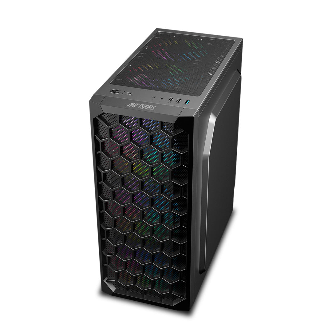 Ant Esports Chassis Elite 1120 Black ( Chassis Without Power Supply )