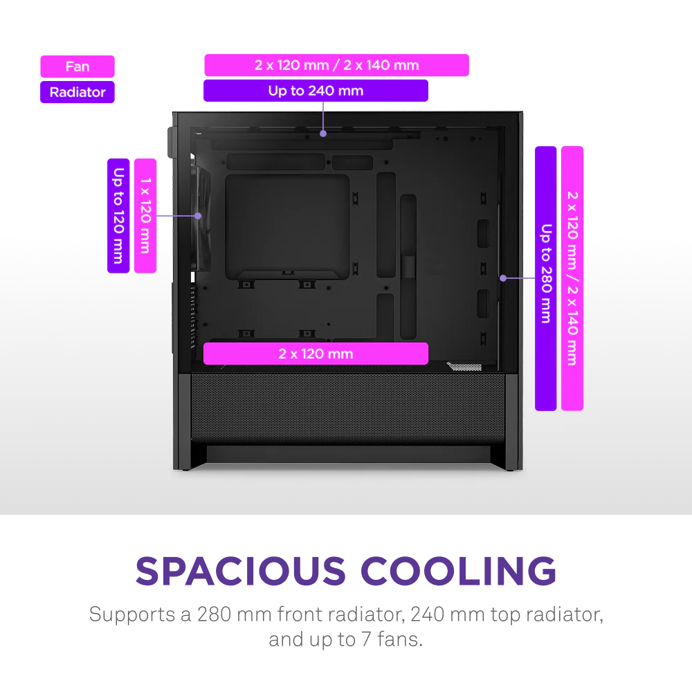 NZXT H3 Flow Black