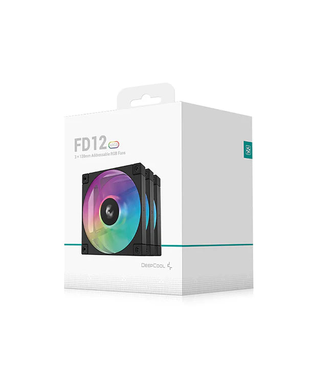 DeepCool FD12 ARGB 120mm 3-in-1 PWM Case Fan Kit