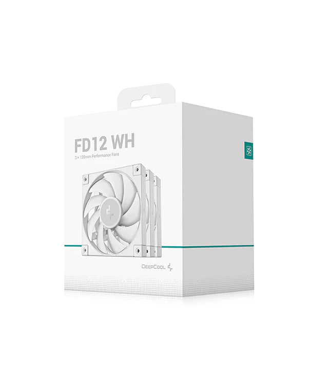 DeepCool FD12 WH (3-in-1) 120mm PWM Fan Kit