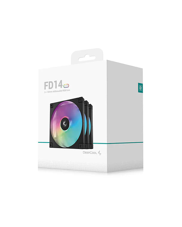 DeepCool FD14 ARGB 140mm 3-in-1 PWM Case Fan Kit