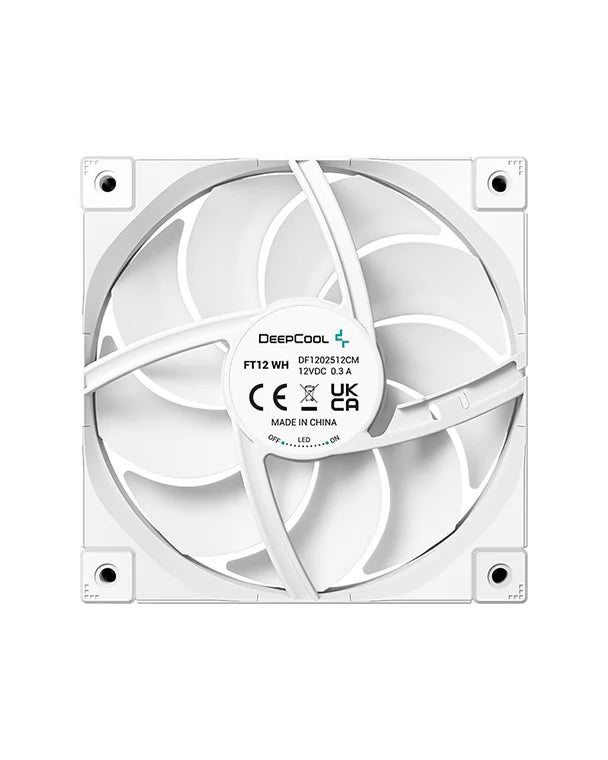 DeepCool FT12 WH (3-in-1) 120mm Performance Fan Kit