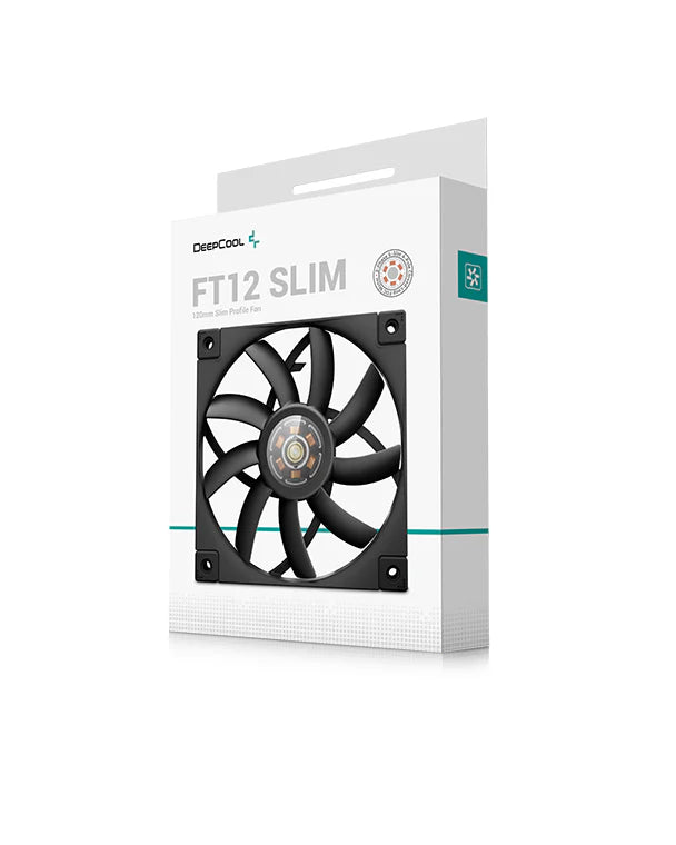 DeepCool FT12 Slim 120mm PWM Case Fan (15mm Low Profile)