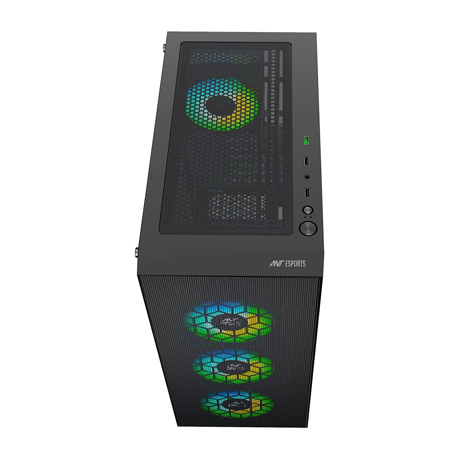 Ant Esports Chassis ICE-110 With ARGB FAN (Chassis Without Power Supply ) NEW