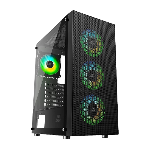 Ant Esports Chassis ICE-110 With ARGB FAN (Chassis Without Power Supply ) NEW