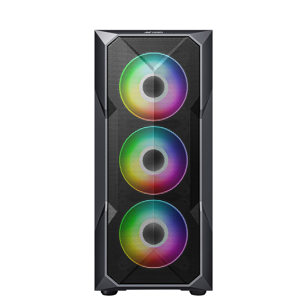 Ant Esports Chassis ICE-300 MESH Black ( Chassis Without Power Supply )