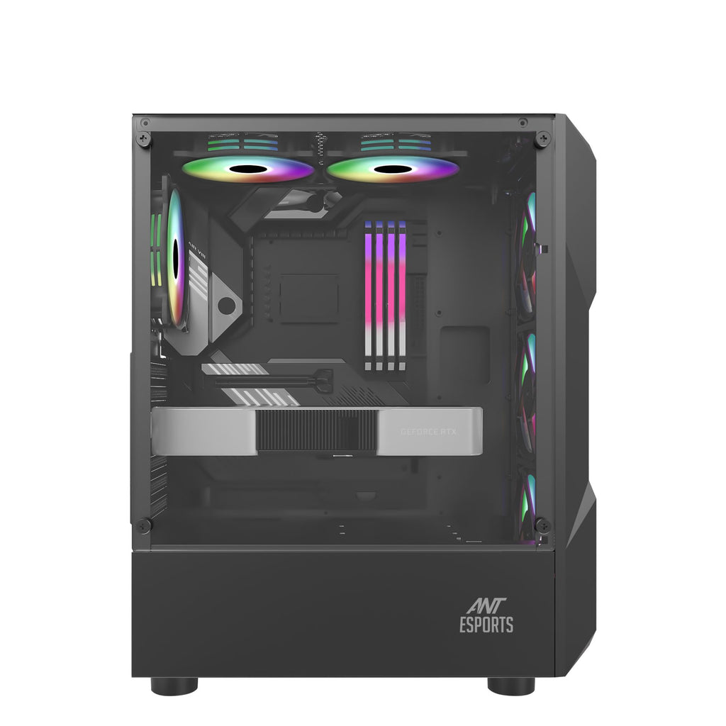 Ant Esports Chassis ICE-300 MESH Black ( Chassis Without Power Supply )