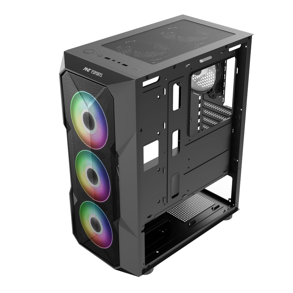 Ant Esports Chassis ICE-300 MESH Black ( Chassis Without Power Supply )