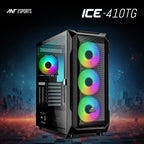 Ant Esports Chassis ICE-410TG Black ( Without Power Supply )