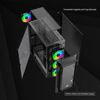 Ant Esports Chassis ICE-410TG Black ( Without Power Supply )