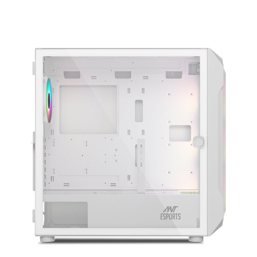 Ant Esports Chassis ICE-410TG White ( Without Power Supply )