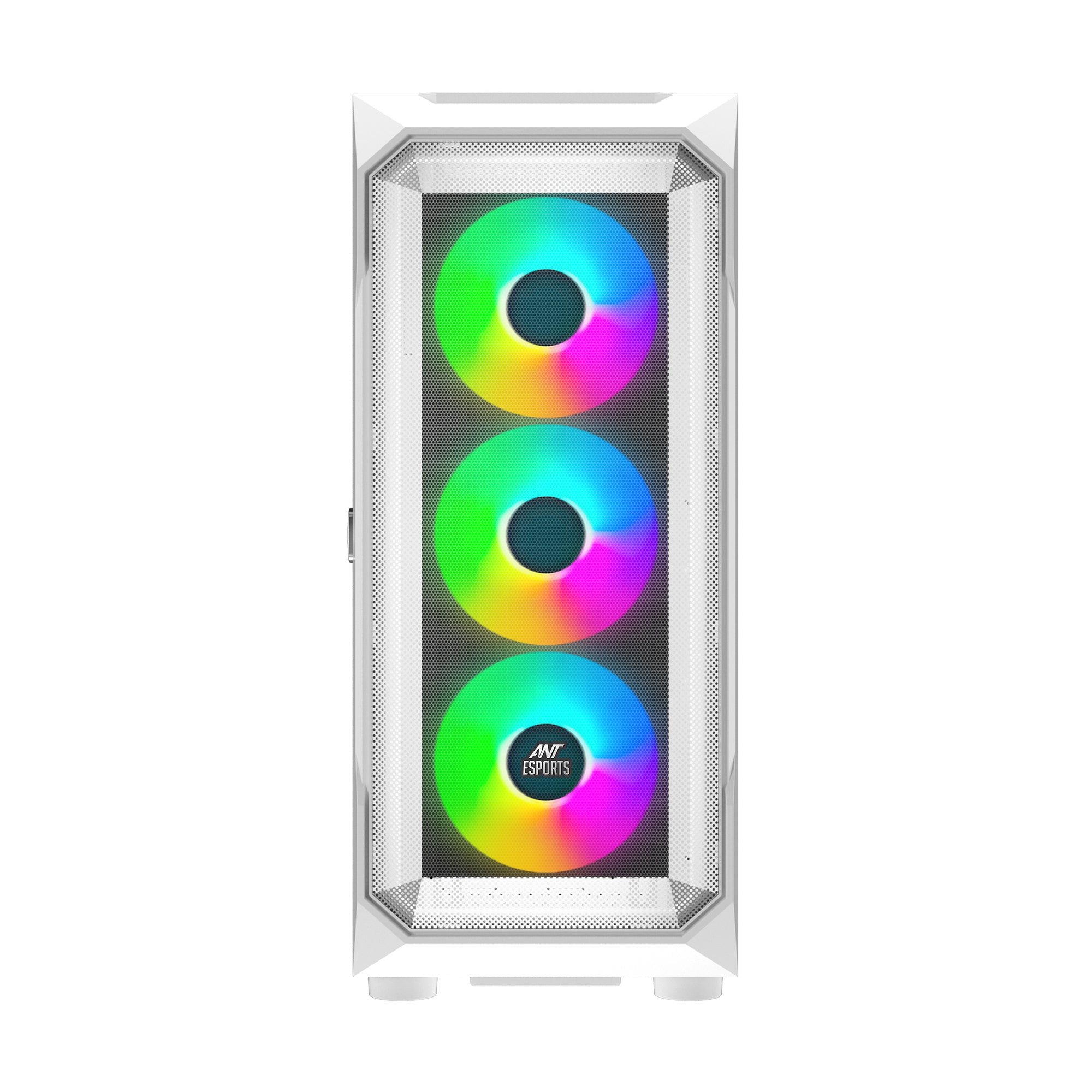 Ant Esports Chassis ICE-410TG White ( Without Power Supply )
