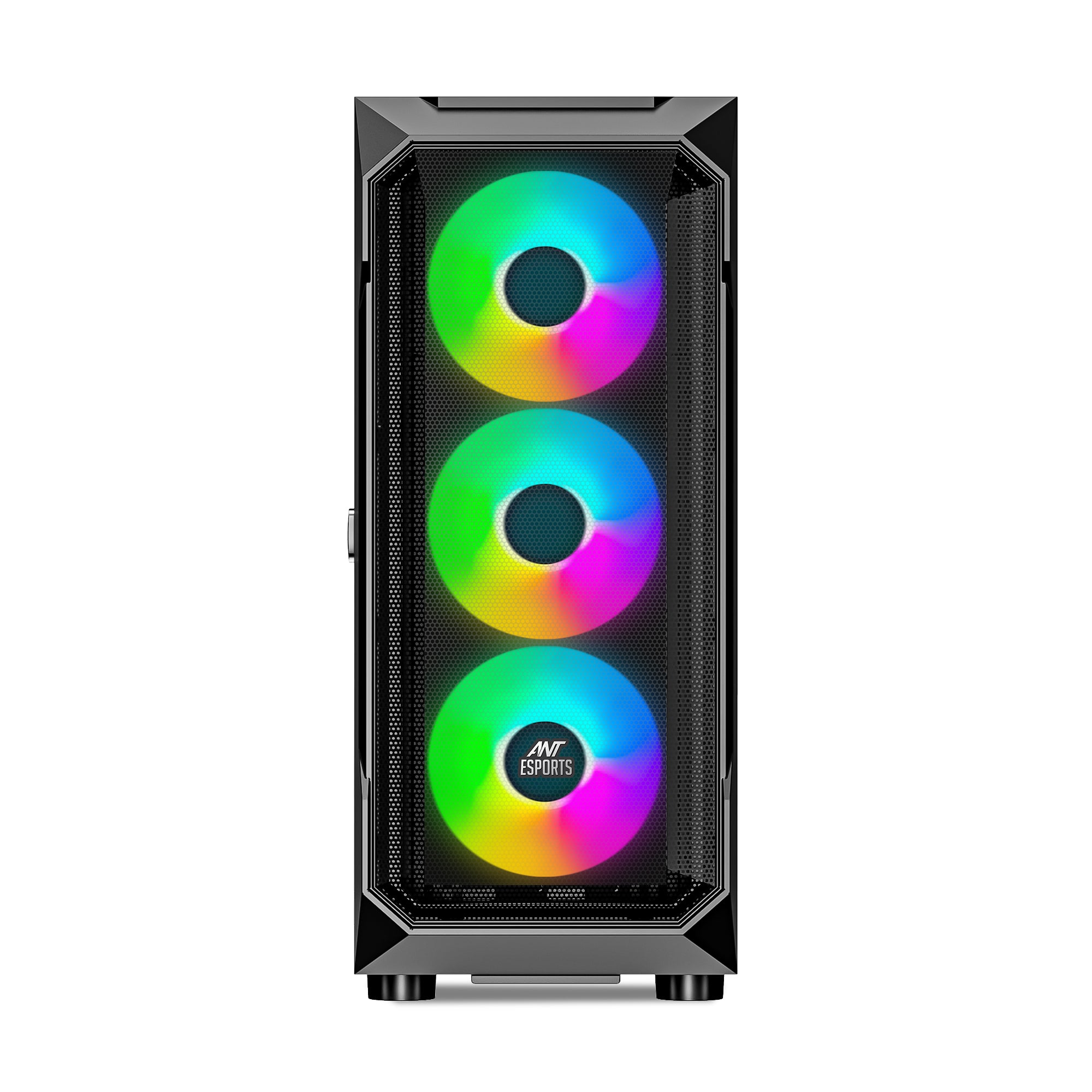 Ant Esports Chassis ICE-410TG Black ( Without Power Supply )